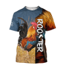 Rooster 3D All Over Printed Shirts for Men and Women AM261201-Apparel-TT-T-Shirt-S-Vibe Cosy™