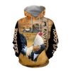 Rooster 3D All Over Printed Shirts for Men and Women AM251203-Apparel-TT-Hoodie-S-Vibe Cosy™