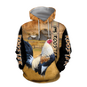 Rooster 3D All Over Printed Shirts for Men and Women AM251203-Apparel-TT-Hoodie-S-Vibe Cosy™