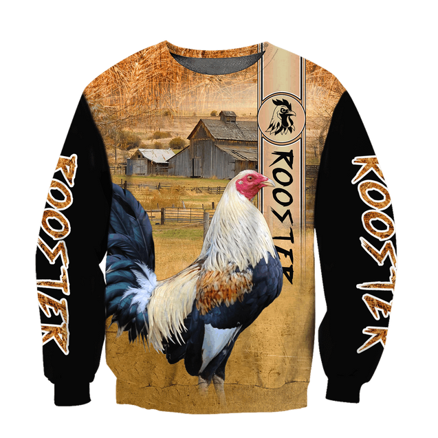 Rooster 3D All Over Printed Shirts for Men and Women AM251203-Apparel-TT-Sweatshirts-S-Vibe Cosy™