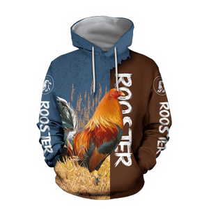 Rooster 3D All Over Printed Shirts for Men and Women AM261205-Apparel-TT-Hoodie-S-Vibe Cosy™