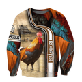 Rooster 3D All Over Printed Shirts for Men and Women AM261226-Apparel-TT-Sweatshirts-S-Vibe Cosy™