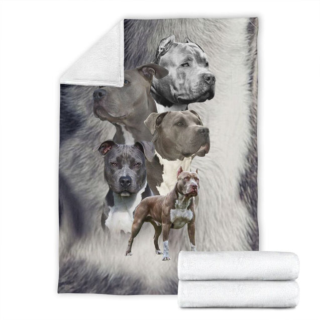 Pitbull - Premium Blanket - Pitbull Lovers SK01-Quilt-NNK-Youth-Vibe Cosy™