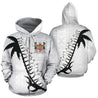 Fiji Cibi War Dance Hoodie White NNK-Apparel-NNK-Hoodie-S-Vibe Cosy™