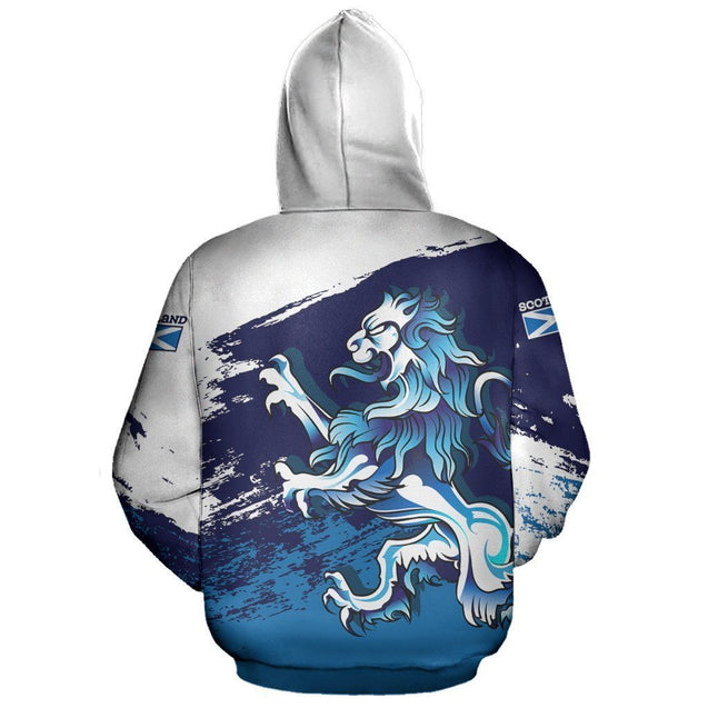 Scotland Pullover Hoodie Rampant Lion NNK022901-ALL OVER PRINT HOODIES-PL8386-Hoodie-S-Vibe Cosy™