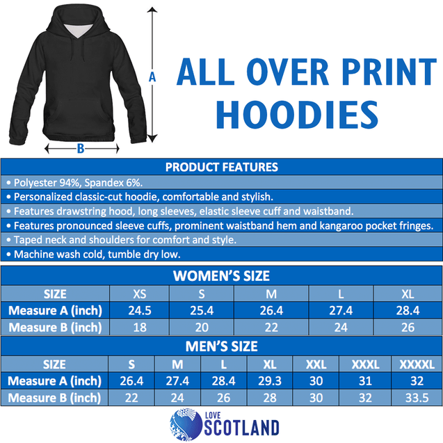 Scotland Pride Hoodie - FLag & Thistle Tartan Special Edition NNK022913-ALL OVER PRINT HOODIES-NNK-Men-S-Blue-Vibe Cosy™