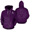 Scotland Hoodie, Purple Thistle All Over Print Zip Up Hoodie NNK022917-ALL OVER PRINT ZIP HOODIES (P)-PL8386-Men-S-Purple-Vibe Cosy™