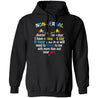 Non Verbal Doesn't Mean That I Have Nothing To Say Shirts-Apparel-CustomCat-G185 Gildan Pullover Hoodie 8 oz.-Black-S-Vibe Cosy™