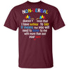 Non Verbal Doesn't Mean That I Have Nothing To Say Shirts-Apparel-CustomCat-G500 Gildan 5.3 oz. T-Shirt-Maroon-S-Vibe Cosy™