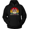 Vintage Best Cat Mom Ever T-Shirt-Apparel-teelaunch-Unisex Hoodie-Black-S-Vibe Cosy™