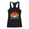 Vintage Best Cat Mom Ever T-Shirt-Apparel-teelaunch-Next Level Racerback Tank-Black-S-Vibe Cosy™