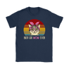 Vintage Best Cat Mom Ever T-Shirt-Apparel-teelaunch-Gildan Womens T-Shirt-Navy-S-Vibe Cosy™