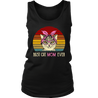 Vintage Best Cat Mom Ever T-Shirt-Apparel-teelaunch-District Womens Tank-Black-S-Vibe Cosy™