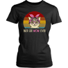 Vintage Best Cat Mom Ever T-Shirt-Apparel-teelaunch-District Womens Shirt-Black-S-Vibe Cosy™