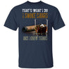 That's What I Do I Smoke Cigars And I Know Things shirts Vintage Cigars and Vodka Lovers-Apparel-CustomCat-G500 Gildan 5.3 oz. T-Shirt-Navy-S-Vibe Cosy™