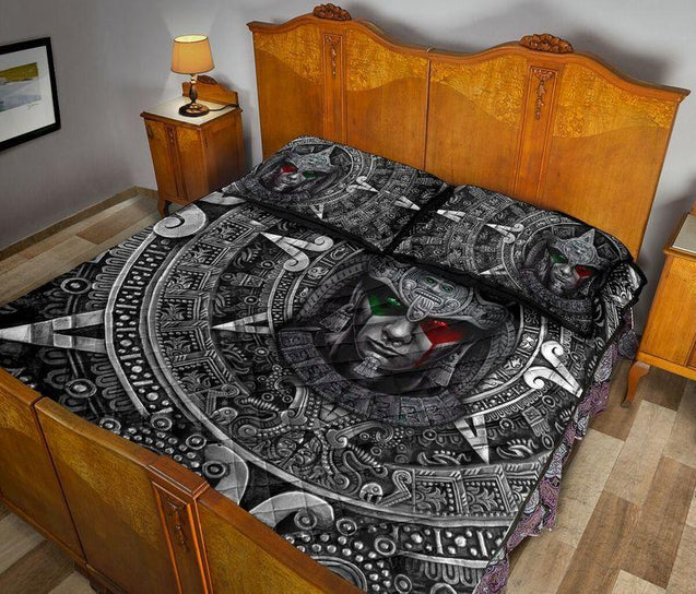 AZTEC WARRIOR MEXICAN QUILT BEDDING SET-HP Art