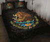 Mexico Quilt Bed Set-Amaze Style™-Quilt Bed Set-Twin-Black-Vibe Cosy™