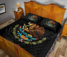 Mexico Quilt Bed Set-Amaze Style™-Quilt Bed Set-Twin-Black-Vibe Cosy™