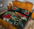 Mexican Quilt Bed Set - Special Hibiscus HP Art