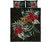 Mexican Quilt Bed Set - Special Hibiscus HP Art