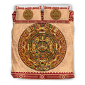 Mexico - Maya Aztec Calendar Bedding Set-Amaze Style™-Bedding Set - Beige - 2-Twin-Vibe Cosy™
