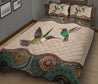 Mandala Hummingbird Bedding Set Couple