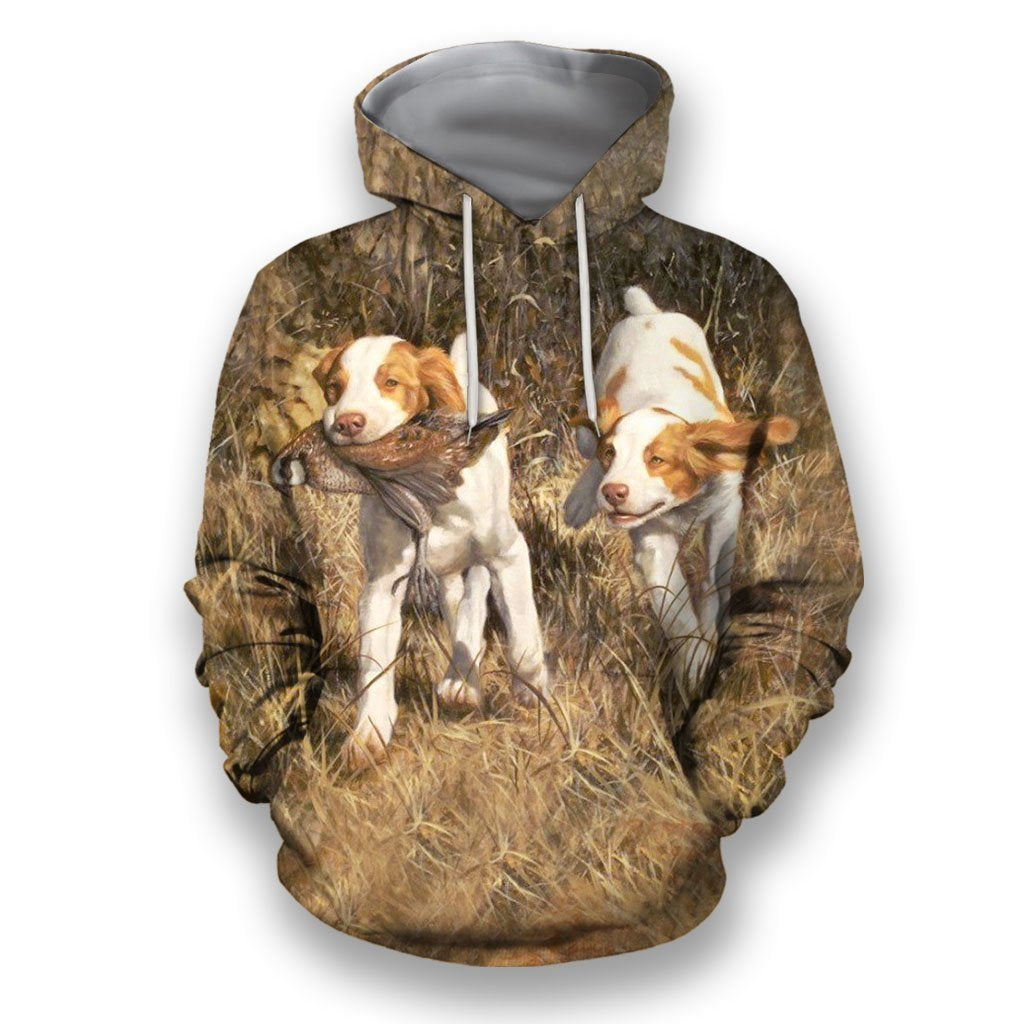 3D All Over Print Beagles Hunting Birds-Apparel-NTT-Hoodie-S-Vibe Cosy™