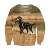 3D All Over Print Black Labrador Retriever Hunting Duck-Apparel-NTT-Hoodie-S-Vibe Cosy™