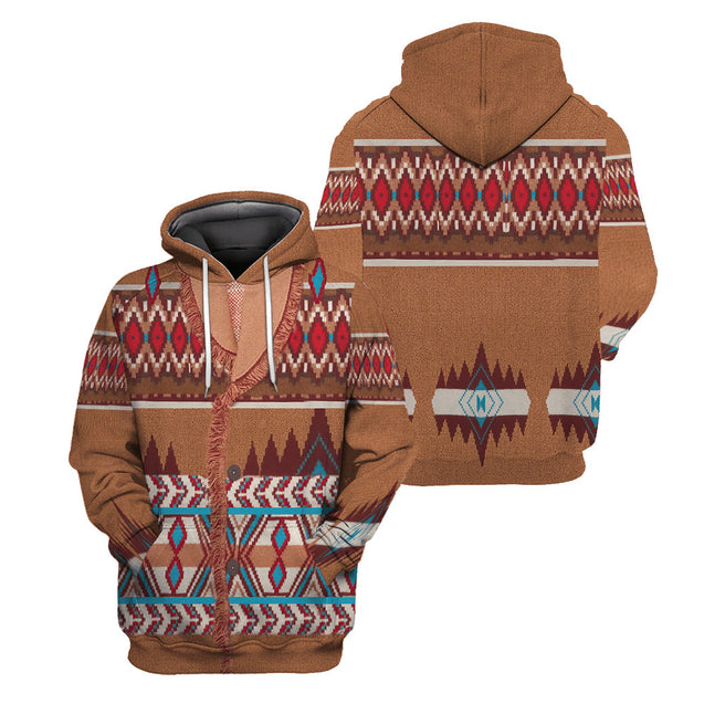 Native American 3D All Over Printed Unisex Shirts