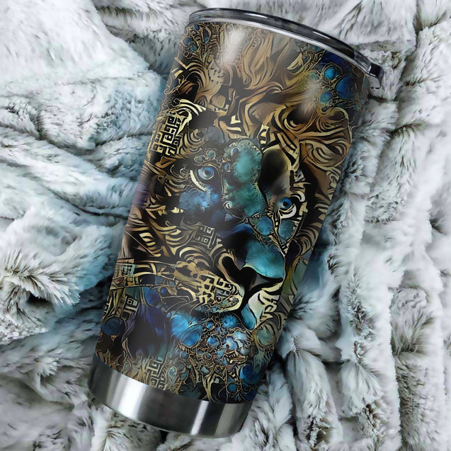 Custom Name Lion Tumbler