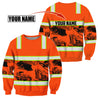 Customize Name Heavy Equipment Operator 3D All Over Printed Unisex Shirt