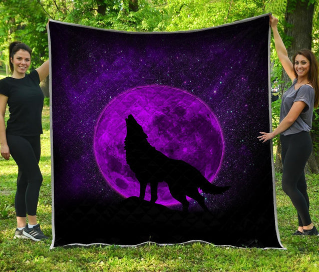 Wolf 3D Full Printing Soft and Warm Quilt