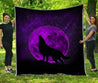 Wolf 3D Full Printing Soft and Warm Quilt