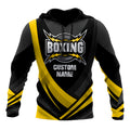 Customize Name Boxing 3D All Over Printed Unisex Shirts