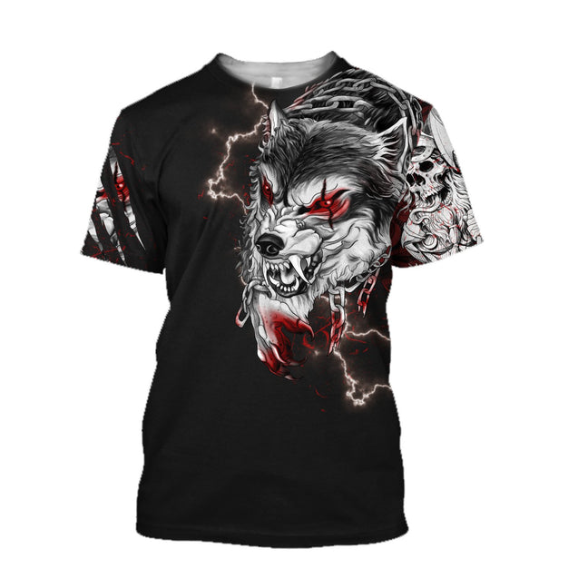 Wolf 3D All Over Printed Unisex Shirts No 11