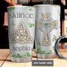 Personalized Customize Name Irish Jewelry Style Steel Tumbler 19022103.CTQH