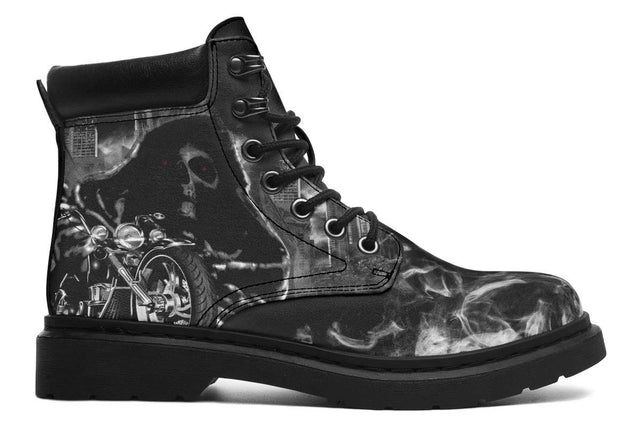 3D Skull Boots Skull Rider