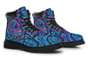 3D Skull Boots Psychedelic Skull