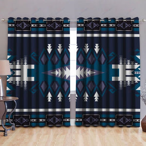 Native American Pattern 3D All Over Printed Window Curtains