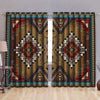 Native American Pattern 3D All Over Printed Window Curtains