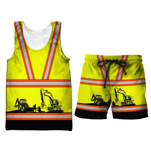 Customize Name Heavy Equipment Operator 3D All Over Printed Unisex Shirt