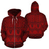 Polynesian Tribal Hoodie 15 - AH - J4-ALL OVER PRINT HOODIES (P)-Phaethon-Zip Hoodie-S-Vibe Cosy™