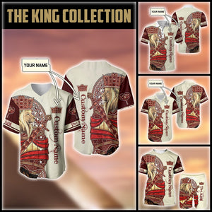 Summer Collection - Customized Name King Lion 3D All Over Printed Unisex Shirts