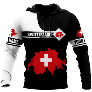 Switzerland Hoodie 3D All Over Printed Unisex Hoodie