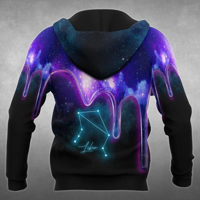 Libra Galaxy Hoodie NTH140863-Apparel-NTH-Hoodie-S-Vibe Cosy™