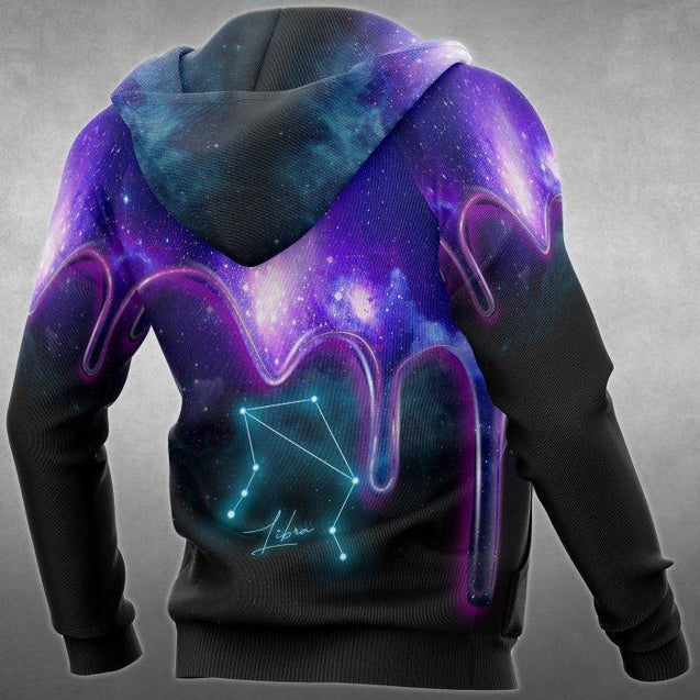 Libra Galaxy Hoodie NTH140863-Apparel-NTH-Hoodie-S-Vibe Cosy™