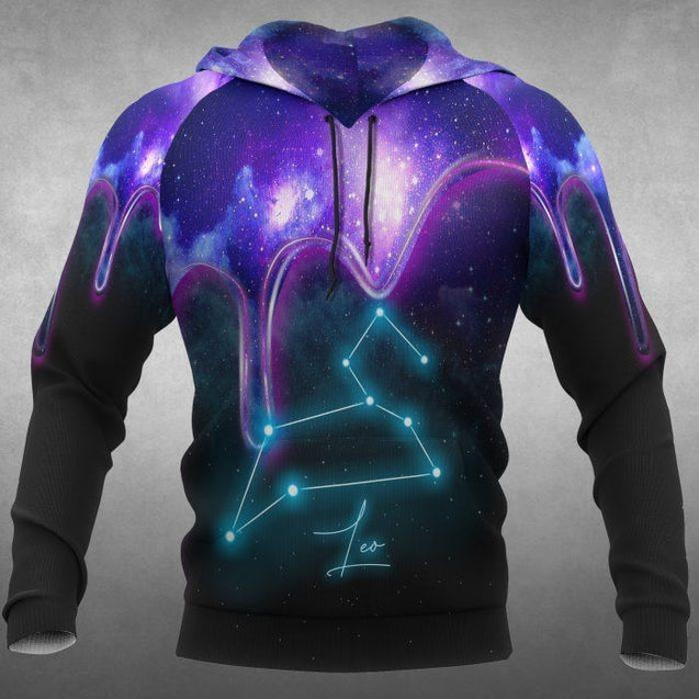 Leo Galaxy Hoodie NTH140857-Apparel-NTH-Hoodie-S-Vibe Cosy™