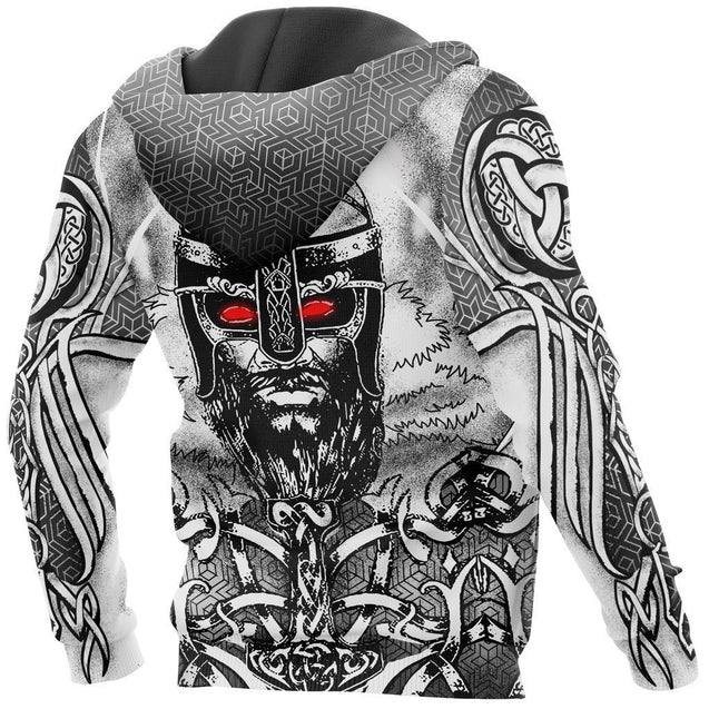 Viking Hoodie - Wolf And Guard-Apparel-HP Arts-Hoodie-S-Vibe Cosy™