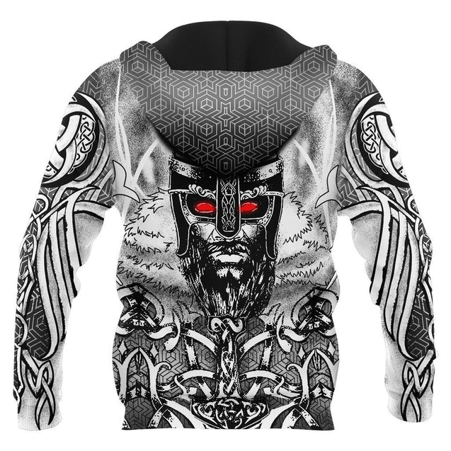 Viking Hoodie - Wolf And Guard-Apparel-HP Arts-Hoodie-S-Vibe Cosy™