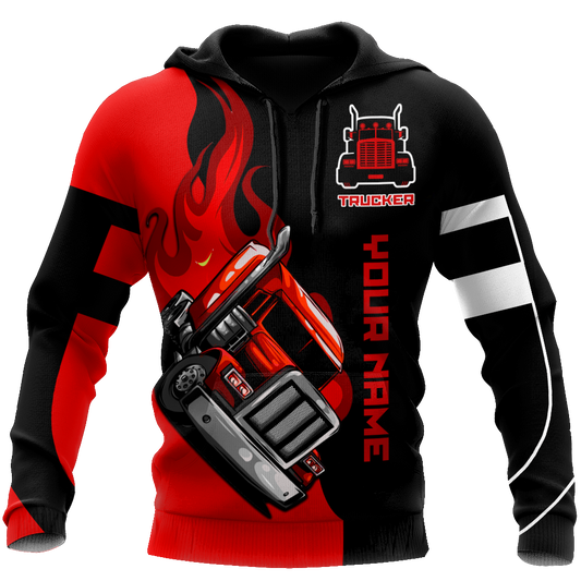 Truck Driver Customized Name 3D Unisex Shirts TNA10272004